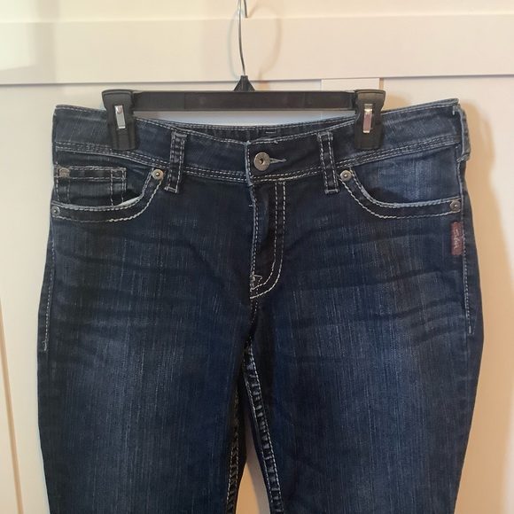 Silver Suki bootcut surplus  size W 33  X  L32 blue - Picture 8 of 11